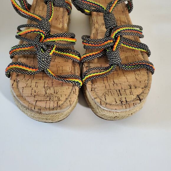 Circus Sam Edelman Sandals Women Size 7 Athena Strappy Gladiator Espadrille Shoe - Picture 4 of 5